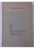 Te księgi proste