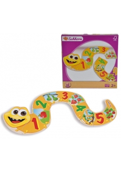 Wąż - puzzle edukacyjne, 12 elementowy
