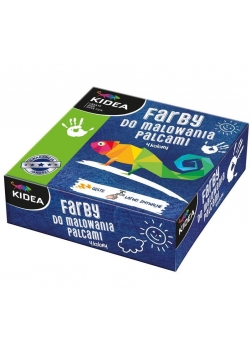 Farby do malowania palcami 4 kolory KIDEA