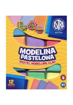 Modelina pastelowa 12 kolorów