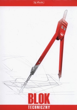 Blok techniczny A4 10 kartek