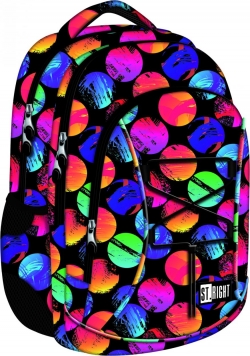 Plecak 3-komorowy Colourful Dots