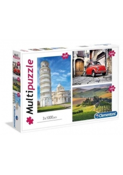 Multipuzzle Italy 3x1000