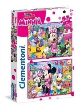 Puzzle SuperColor Minnie 2x20
