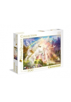 Puzzle High Quality Collection Sunset Unicorns 500