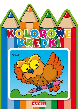 Kolorowe kredki Sowa