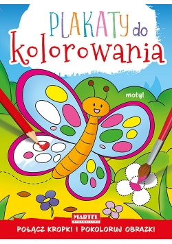 Plakaty do kolorowania Motyl