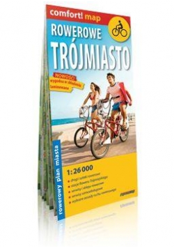 Comfort!map Rowerowe Trójmiasto plan miasta