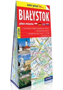 Białystok papierowy plan miasta 1:20 000