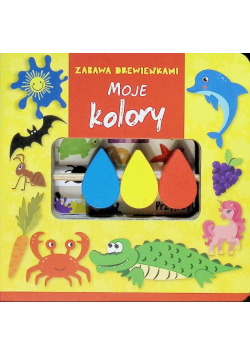Zabawa drewienkami. Moje kolory