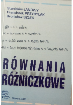 Równania różniczkowe