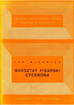 Warsztat pisarski Cycerona