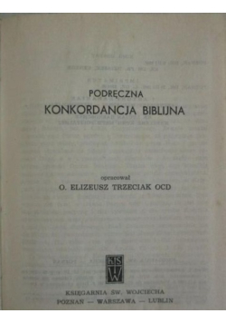 Podręczna konkordancja biblijna