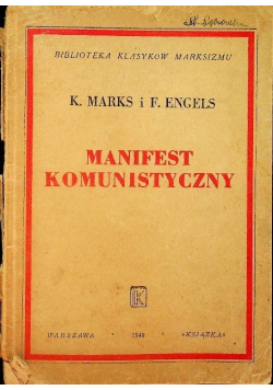 Manifest Komunistyczny 1948 r.