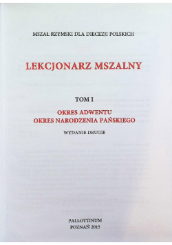 Lekcjonarz mszalny Tom 1