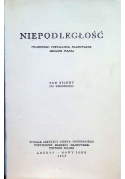Niepodległość Tom 7