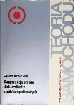 Konstrukcja złożeń tłok cylinder silników spalinowych