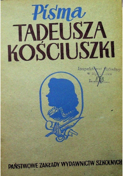 Pisma Tadeusza Kościuszki 1947 r.