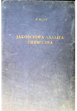 Jakościowa analiza chemiczna