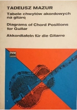 Tabele chwytów akordowych na gitarę