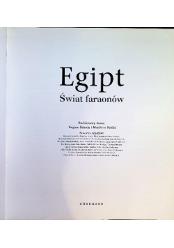 Egipt. Świat faraonów