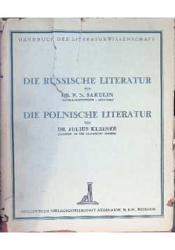 Die russische literatur 1931 r.