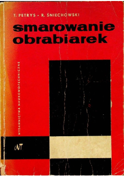 Smarowanie obrabiarek