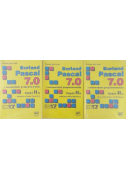 Borland Pascal 7 0 z elementami programowania Część  II a do c