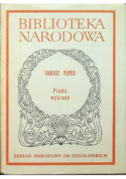 Peiper Pisma Wybrane