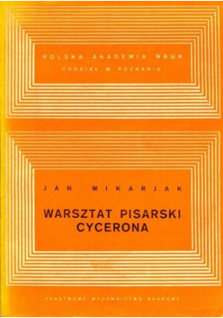 Warsztat pisarski Cycerona