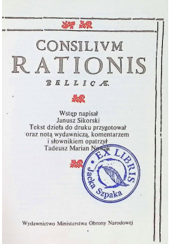 Consilivm Rationis