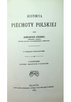 Historya piechoty polskiej