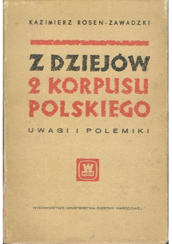 Z dziejów II Korpusu Polskiego