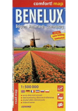 Comfort! map Benelux 1:500 000