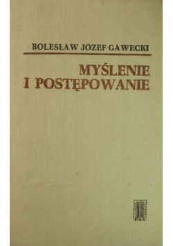 Myślenie i postępowanie