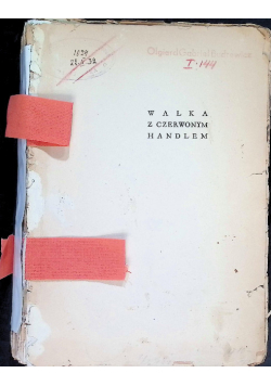 Walka z czerwonym Handlem 1932 r
