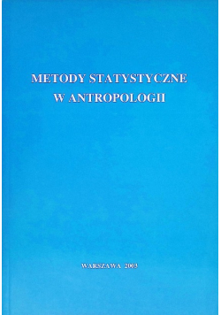 Metody statystyczne w antropologii