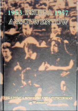 Księga Absolwentów AWF 1953-1957