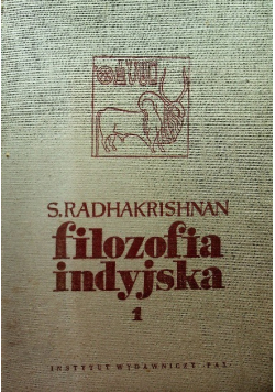 Filozofia indyjska Tom 1