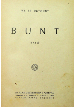 Bunt, 1924 r.