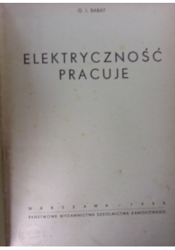 Elektryczność pracuje