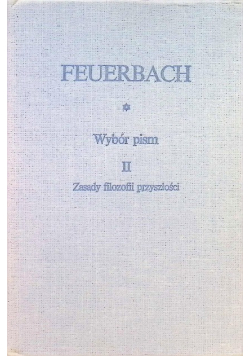 Feuerbach Wybór pism Tom II