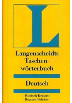 Langenscheidt Taschenworterbuch Deutsch