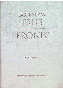 Kroniki Tom 15