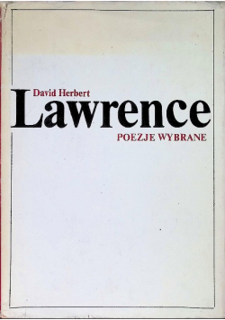 Lawrence Poezje wybrane