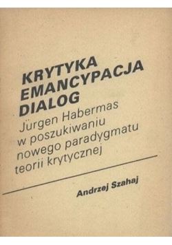 Krytyka, emancypacja, dialog