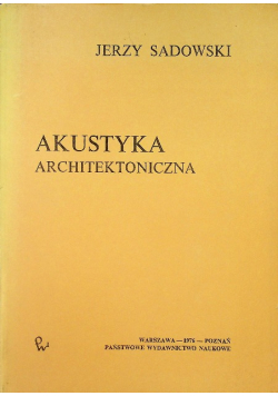Akustyka architektoniczna