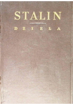 Stalin dzieła Tom 12