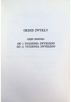 Lekcjonarz  mszalny Tom III