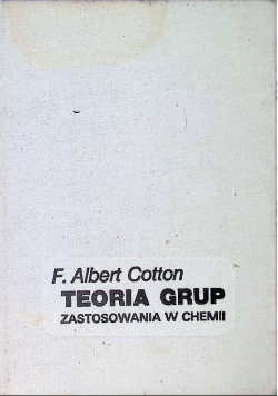 Teoria grup Zastosowanie w chemii